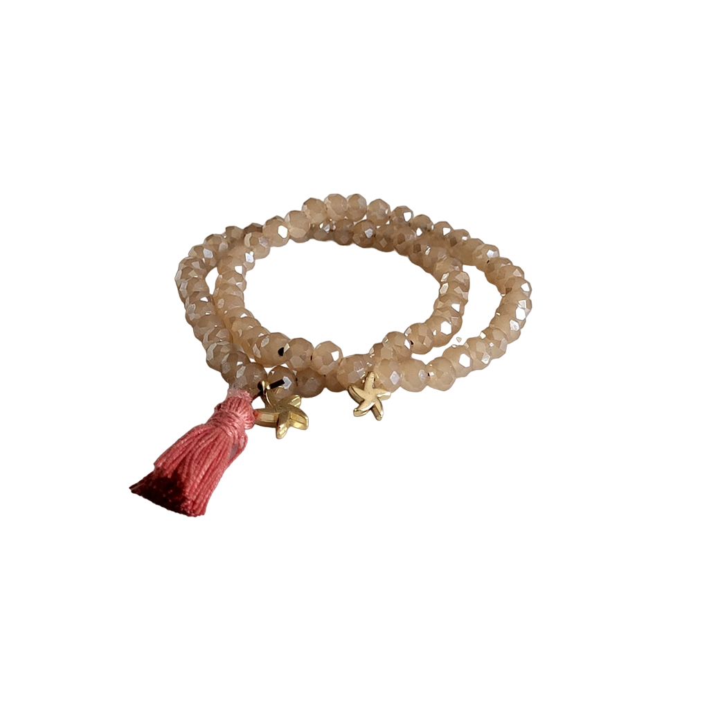 Deux bracelets personnalisés – Couleur sable